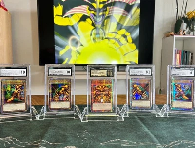 💎Exodia QSR CGC Pristine 10 (POP 11!) + 2x GEM 10s - Full Graded Set - Yugioh💎 - Image 1 of 4