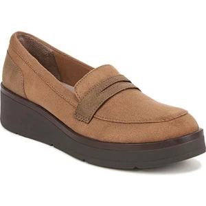 Bzees Womens Fast Track Black Loafer Heels Shoes 8.5 Wide (C,D,W) BHFO 8640 - Picture 1 of 3