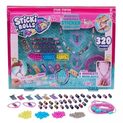 Sticki Rolls Sticki Station Sticker Bracelets Necklaces Wearable Shareable - Image 1 of 4