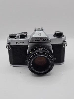 Asahi Pentax K1000 SLR with Pentax SMC 50mm f/2 Lens  – Near Mint condition - Image 1 of 4