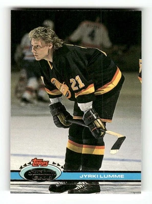 1991-92 Stadium Club Hockey 154 Jyrki Lumme BXCP14 - Image 1 of 2
