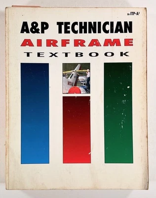 1992 A&P TECHNICIAN AIRFRAME TEXT Aircraft Repair & Maintenance ENGINEERING FAA - Image 1 of 4