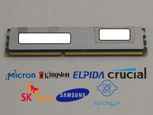 Major Brand 16 GB PC3-8500 (DDR3-1066) 4Rx4 DDR3 Shielded Server RAM - Picture 1 of 6