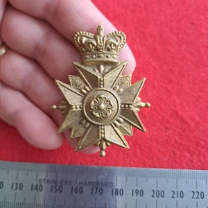 British Colonial Army Cap Badge Victorian QVC Unidentified No ID Unknown - Picture 1 of 3
