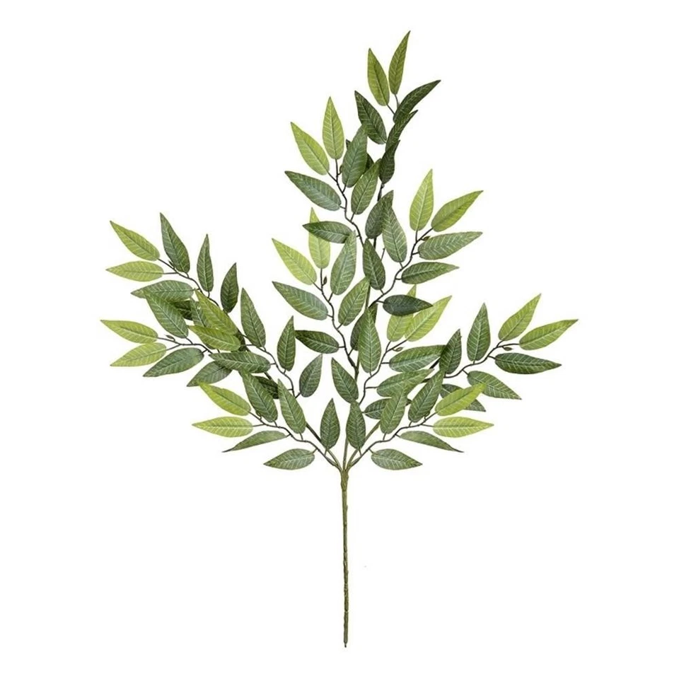 Vickerman 27" Plastic Artificial Mini Leaves Spray in Green (Set of 6) Foto 1 de 1