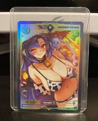 HOLO VERSION! Gamersupps Vcard TCG Vienna: VCard Limited Edition 9 Promo Card NM - Image 1 of 4