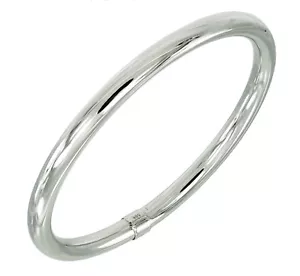S. Michael Designs Stainless Steel High Polish 6MM Wide Bangle - Fits 7 1/2" - Bild 1 von 1