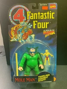 Toy Biz Marvel Fantastic Four Mole Man with Twirling Combat Staff - Picture 1 of 1