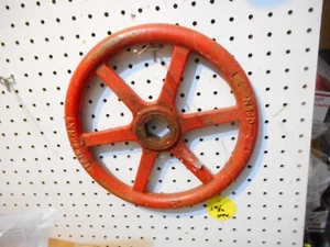 12 INCH 6 SPOKE VALVE HANDLE 1 9/16 HEX CENTER HOLE FAIRBANKS OPEN ARROW 12 - Picture 1 of 2