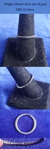 Anillo de plata de ley 925 ónix eternidad talla 10 banda 25ri279 - Imagen 1 de 1