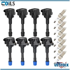 Ignition Coils & Iridium Spark Plugs Fit For Acura ILX 1.5L 2013-2015 Front&Rear - Picture 1 of 21