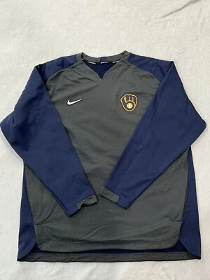 Milwaukee Brewers Nike Dri Fit Pullover XXL - Image 1 of 4