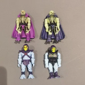 4 loose figures mega Construx MOTU SCAREGLOW SKELETOR - Picture 1 of 9