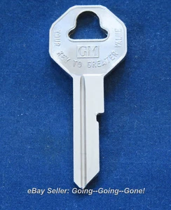 OEM CHEVY KEY BLANKS CHEVELLE CORVETTE EL CAMINO IMPALA MALIBU 1935-1966 B10 NOS - Picture 1 of 5