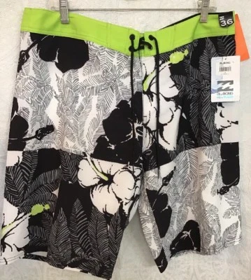 Bañador Billabong blanco y negro floral talla 36 nuevo con etiquetas Foto 1 de 4