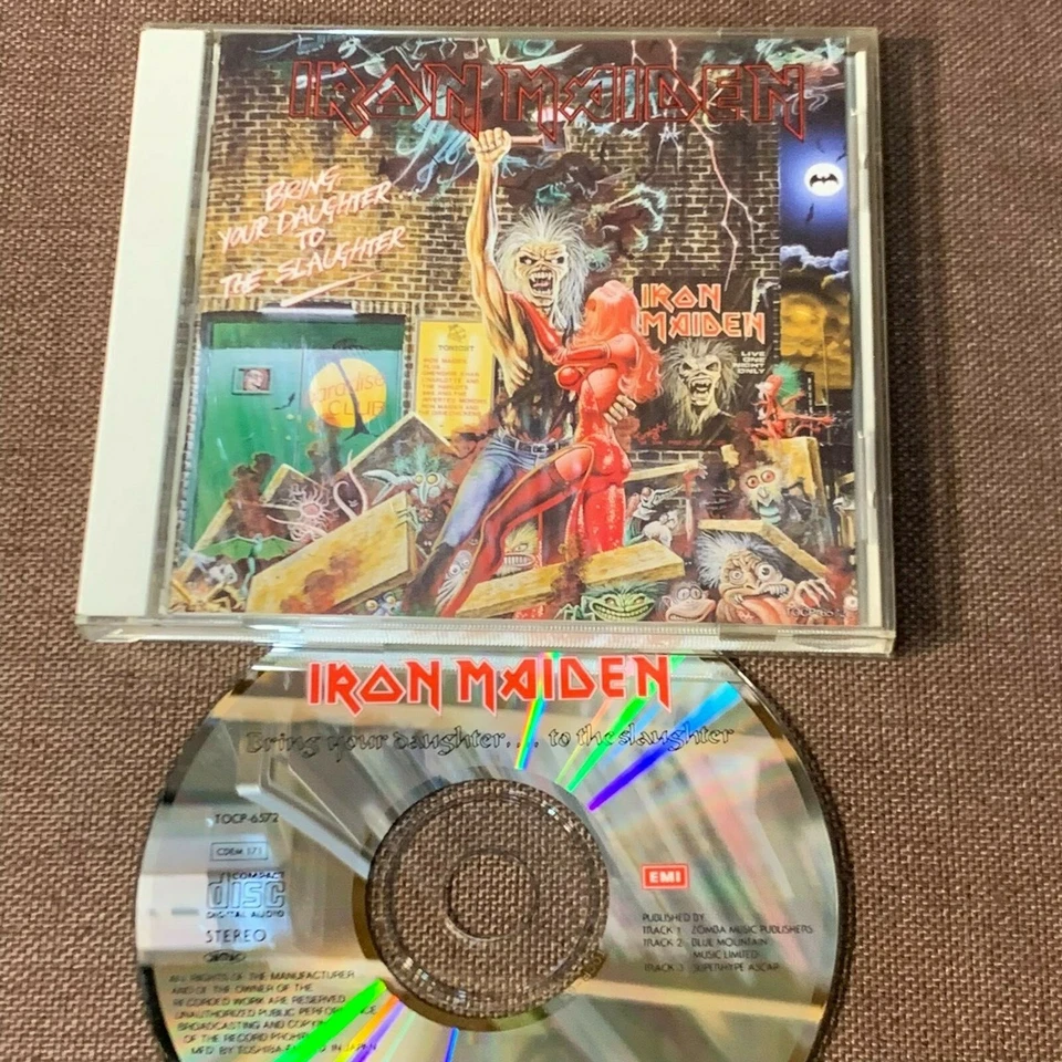 IRON MAIDEN Bring Your Daughter JAPAN 3-track 5" MAXI CD TOCP-6572 w/PS BOOKLET  - Image 1 of 4