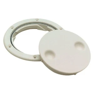 SEACHOICE 39251 Twist 'N' Lock placa de cubierta de barco marino, acabado blanco - Imagen 1 de 4