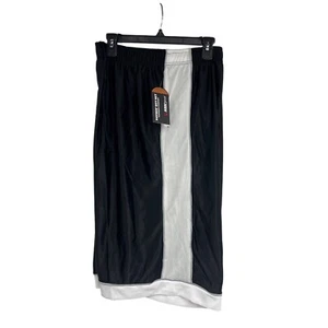 Nothin But Net NBN Gear Mens Basketball Shorts Gray & Black - Picture 1 of 34