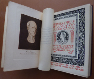 1909 Book *Shakespeare's Tragedy of Julius Caesar* by J. M. Dent & Co. London