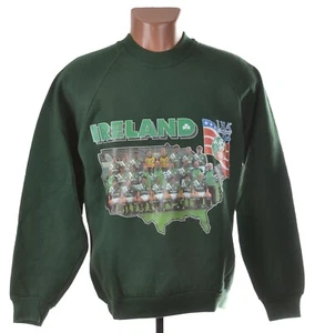IRLANDA 1994 FUTBOL SUDADERA TOP CAMISETA MUNDIAL M - Imagen 1 de 9