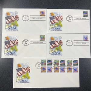 4778-81 A Flag For All Seasons First Day Of Issued - 5 ArtCraft Covers  - Picture 1 of 1