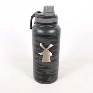 Dutch Bros 32oz Camouflage Camo Windmill Stainless Steel Tumbler Water Bottle - Picture 1 of 10