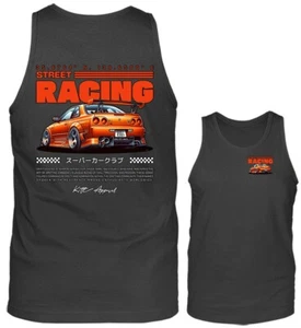 Camiseta sin mangas para auto deportivo JDM personalizada ajustada importada urbana de carreras callejeras - Imagen 1 de 8
