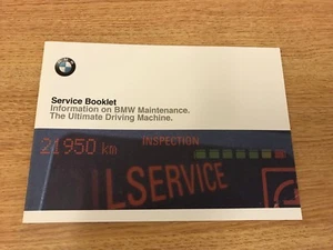 BMW SERVICE BOOK BRAND NEW GENUINE FOR ALL PETROL AND DIESEL CARS OEM+ - Picture 1 of 3