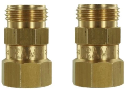 Dramm Garden Hose Brass Swivel - Pack of 2 Foto 1 de 3