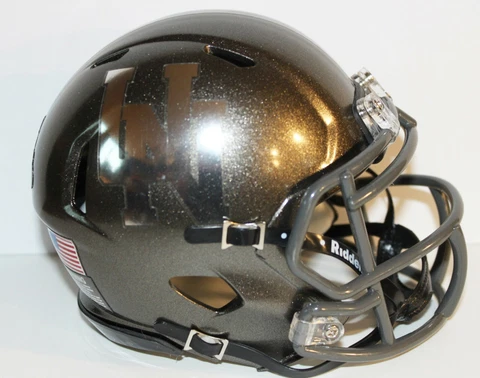 2020 UNLV Runnin Rebels Custom Riddell Mini Helmet vs Nevada Cover