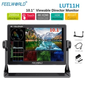 Feelworld LUT11H 10.1" Luz Diurna 4K HDMI Cámara Director Monitor Pantalla Táctil - Imagen 1 de 11