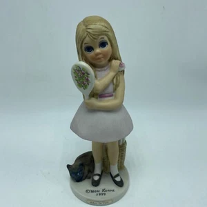 Margaret Keane Dave Grossman Designs 1977 "Before The Party"  Figurine Vintage - Picture 1 of 16