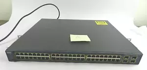 Anatel Cisco Systems Catalyst 3560G Series PoE-48-Port Gigabit Switch D211 - Picture 1 of 6
