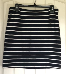 Banana Republic Damenrock, Größe 6, dunkelblau und weiß - Bild 1 von 4