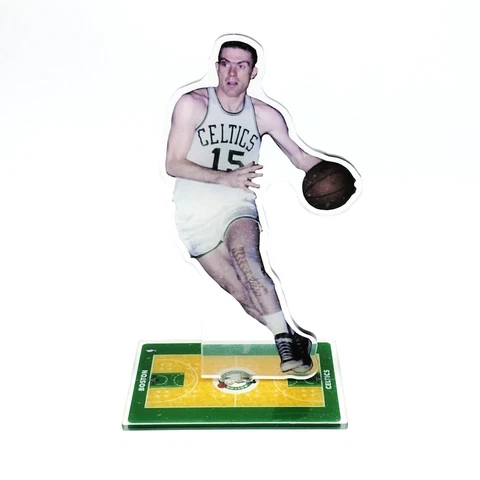 Tommy Heinsohn Figure - Boston Celtics Legend Drives the Ball Figurine Ornament Cover