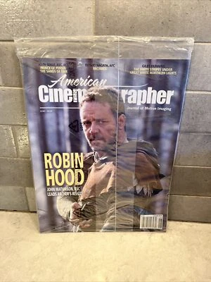 American Cinematographer Magazine June 2010 Robin Hood Russell Crowe Sealed - Image 1 of 4
