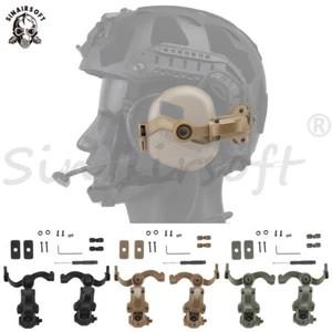 Tactical Helmet Rail Mount Kit Arm Mount Adapter for FCS AMP Headset Guide Rail - Picture 1 of 21