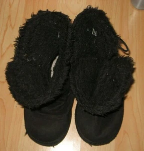 Airwalk Girl's Toddler Black Boots Size US 11.5 cleaned - Picture 1 of 6