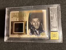 #/50 Legendary Autographed Jersey - George Gervin Upper Deck 2001 BGS 9-10 Auto