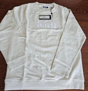 Kith Kids Size 12 Classic Crew Sweatshirt In Gray-NWT - Picture 1 of 10
