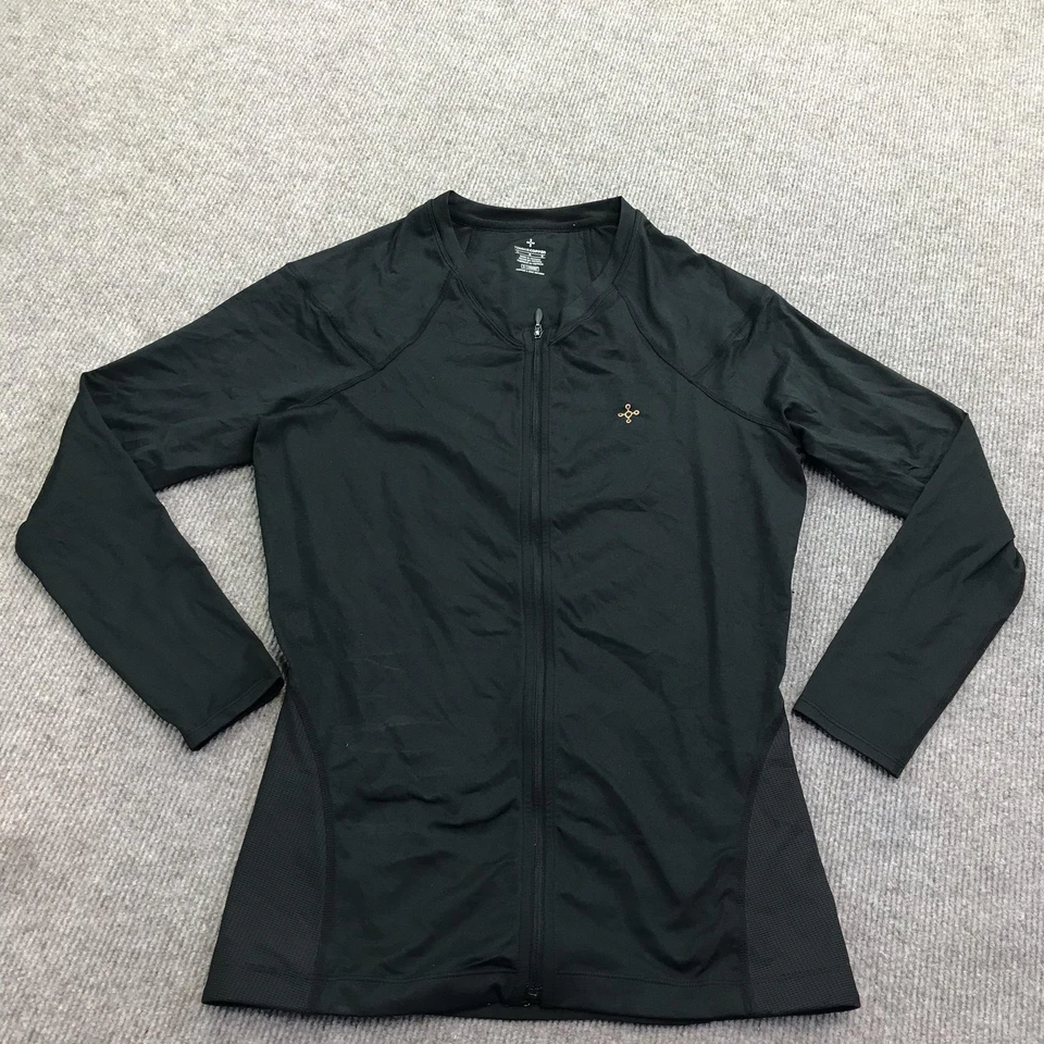 Tommie Copper Jacket Mens Large Black Compression Lower Back Support Zip Front - Image 1 of 4