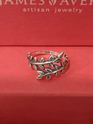 Anillo James Avery Delicate Vines Talla 8.5 Excelente Foto 1 de 4