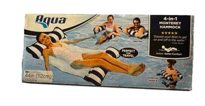 Aqua Original 4-in-1 Monterey Hammock Pool Float & Water Hammock Summer Fun - Picture 1 of 5