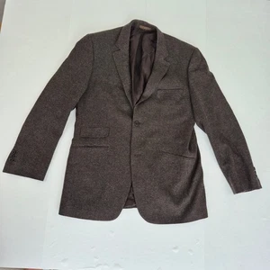 AQUASCUTUM Suit Jacket 42R Brown Men's 100% Wool Classic Style - Picture 1 of 7