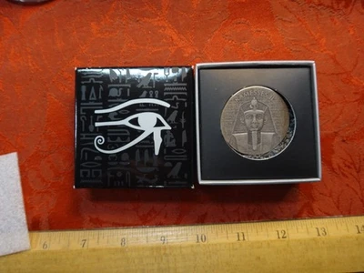 2017 Chad Ramesses II 2 Oz .999 Silver Antiqued Egyptian Relic Series Coin - Image 1 of 4