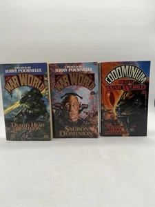 War World Saga PB Book Lot Of 3 By Jerry Pournelle 90’s VTG Vol.1 & 2 Codominium - Picture 1 of 24