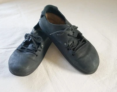 Birkenstock Montana Zapatos con Cordones Regulares de Cuero Engrasado Negro Para Hombre EE. UU. 11 Eur 44 Foto 1 de 4