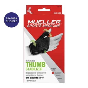 Mueller Sport Care Antimicrobial Thumb Stabilizer, Maximum Support, One Size - Picture 1 of 11