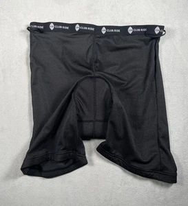 Club Ride Padded Cycling Shorts Mens XL Black Liner W/loops Compatible CR EUC - Picture 1 of 6