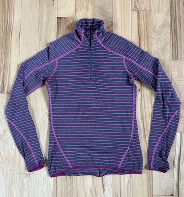 KJUS Sweatshirt Trace Half Zip Womens 34 Pullover Performance Golf Track USED - Image 1 of 4